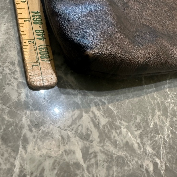 Coach File Monogram Elegant Crossbody Messenger Purse Handbag Brown & Black - Picture 4 of 8